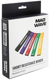 MAD WAVE ZESTAW 5 GUM DO ĆWICZEŃ SHORT RESISTANCE BANDS  M077009000W